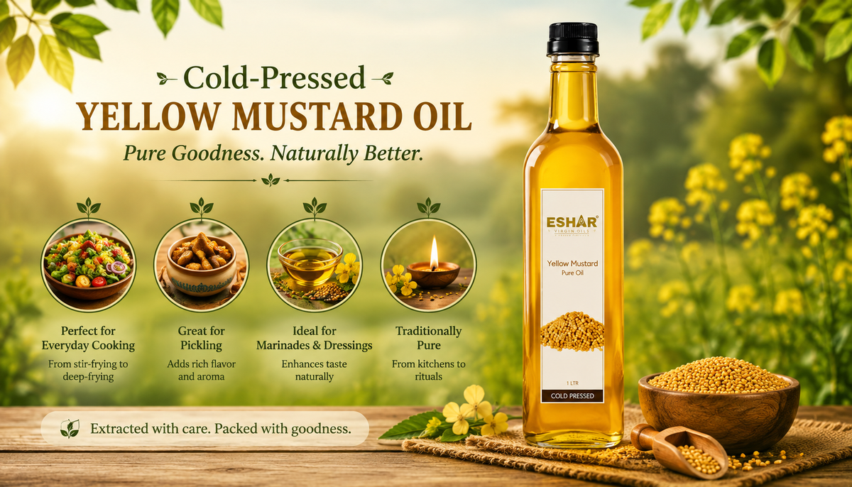 cold pressed yellow mustard oil